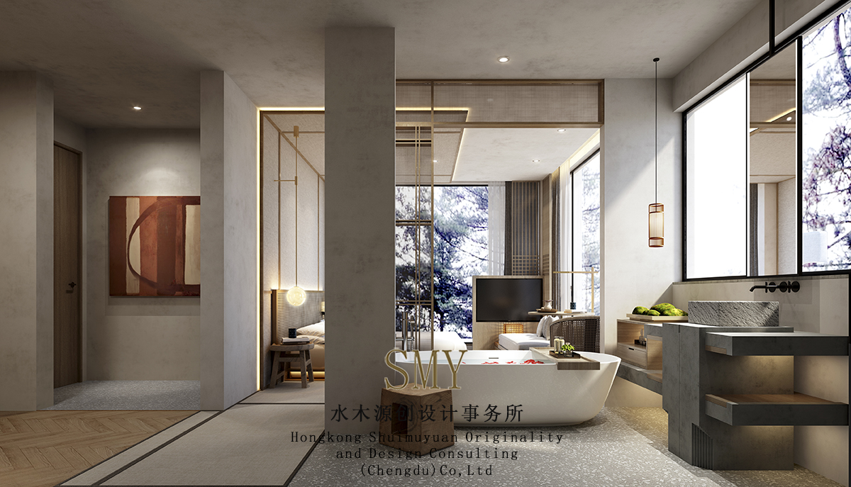 民宿客房設(shè)計(jì)、空間概念設(shè)計(jì)<div   id=