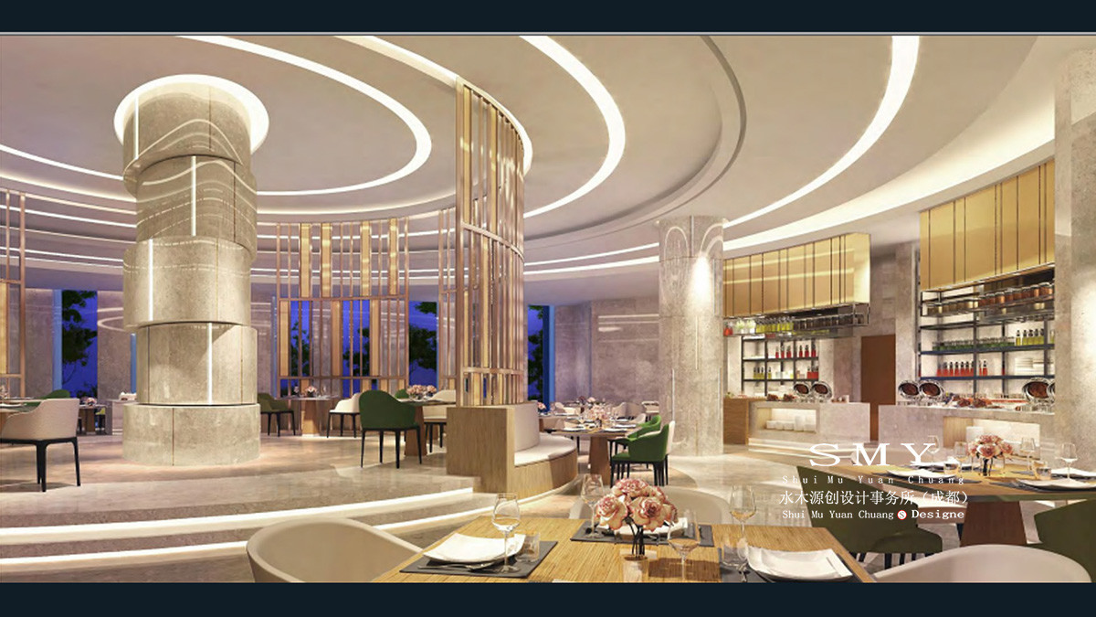 酒店餐廳設(shè)計(jì)區(qū)域<div   id=